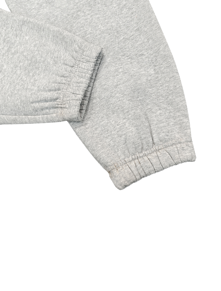 Wholesale Warm Cotton Fleeced 350GSM Heavyweight Daily Street Wear Straight Jogger Pants