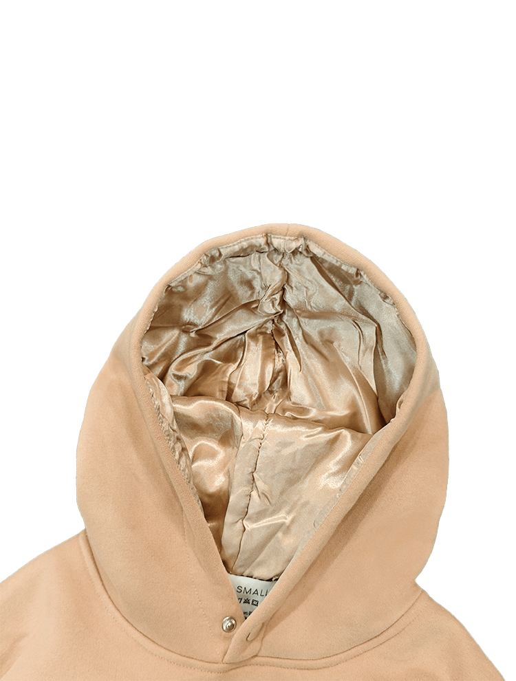 Custom Satin design Hoodie With Silk Lining Inner pullover