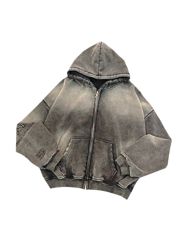 ODM&OEM Wholesale acid wash Custom Print logo Men's Hoodies