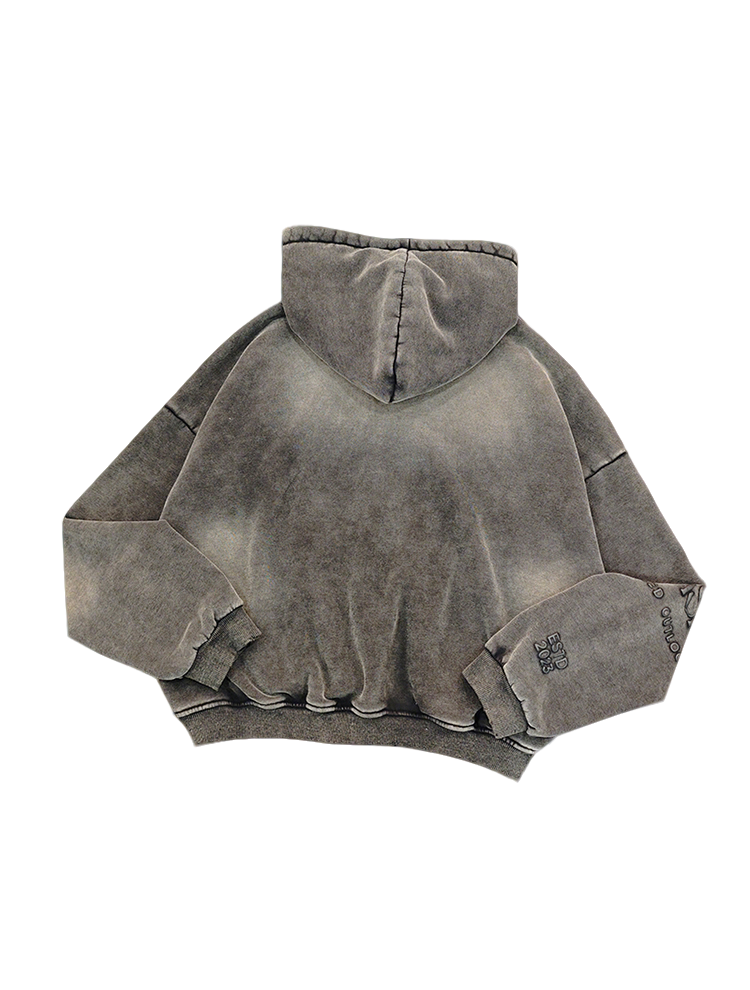 ODM&OEM Wholesale acid wash Custom Print logo Men's Hoodies