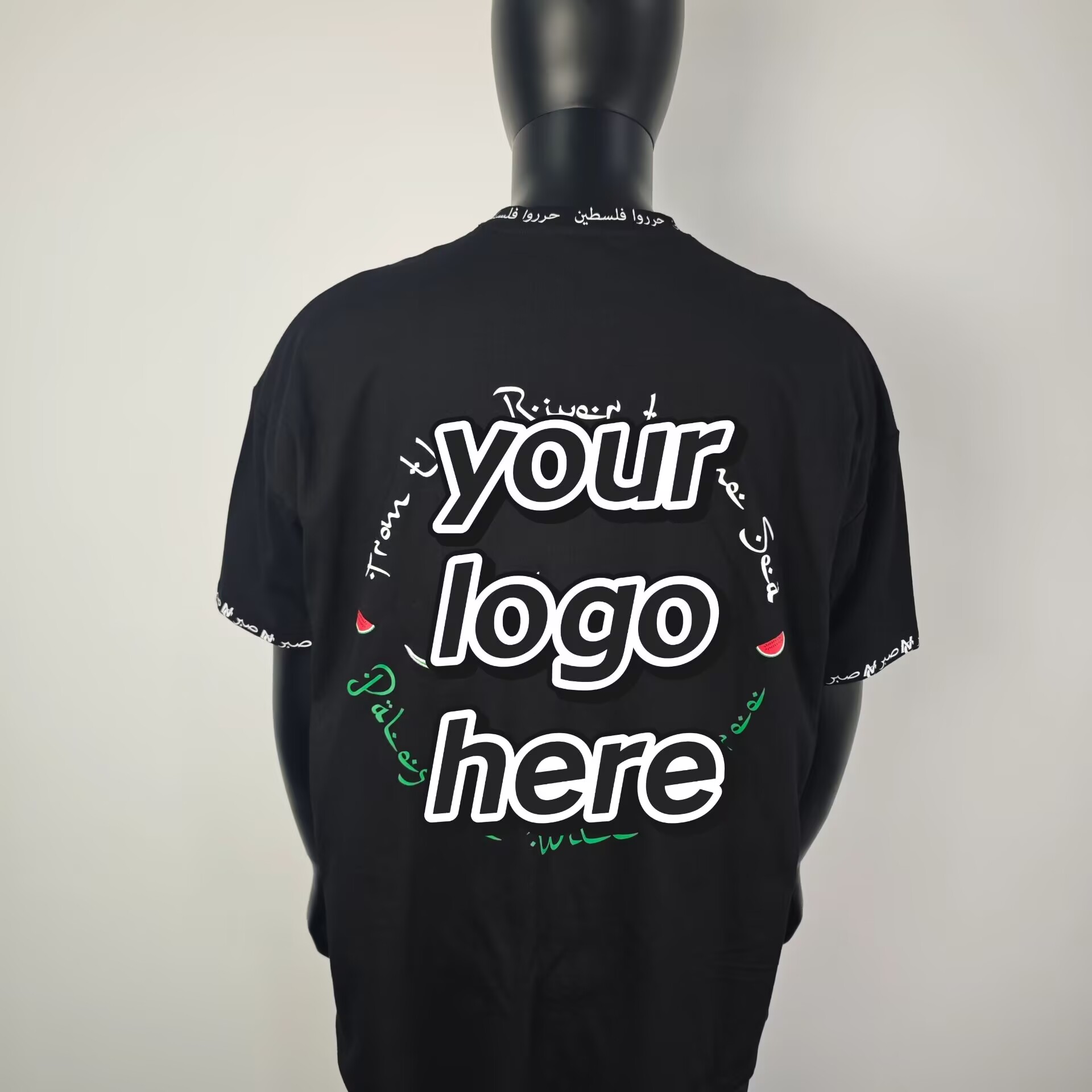 Manufacturer Custom Heavyweight Y2k Graphic Print Tshirts High Street Regular Fit Round Neck Printed Tshirts Men