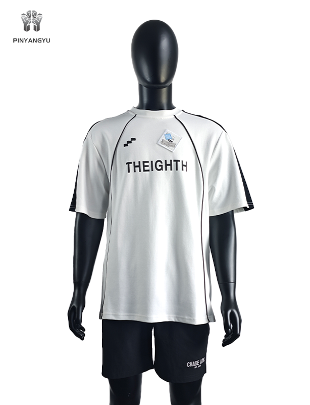 Custom embroidery patch and screen printing T-Shirt