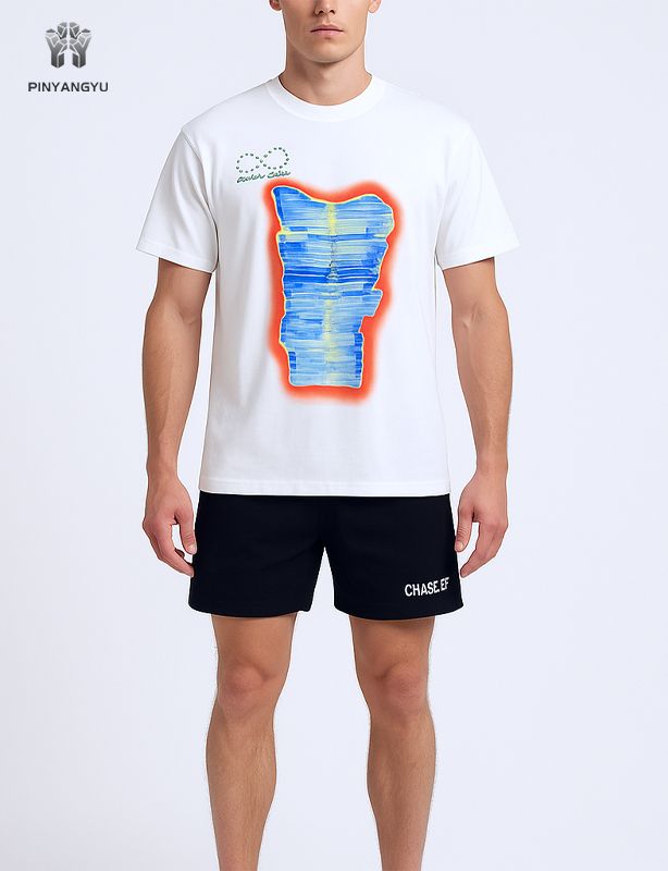 custom DTG printing and embroidery design oversize style