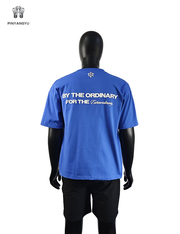 custom puff Printing Men's Fitness T-Shirt