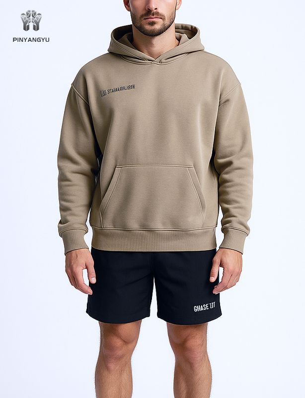 3D embroidery and plat embroidery hoodie