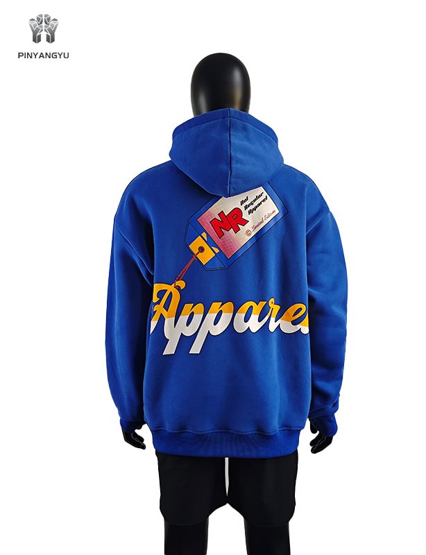 Screen printing and colorful logo design hoodie