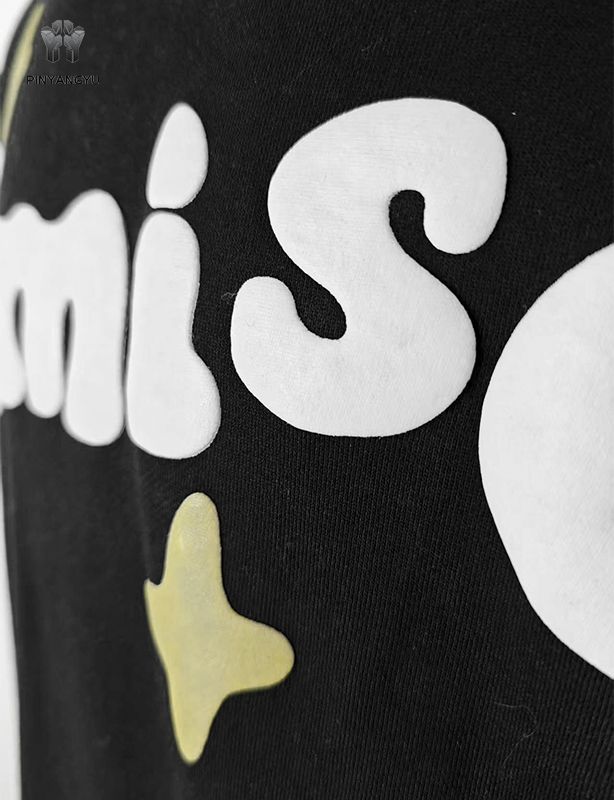 All around puff printing hoodie