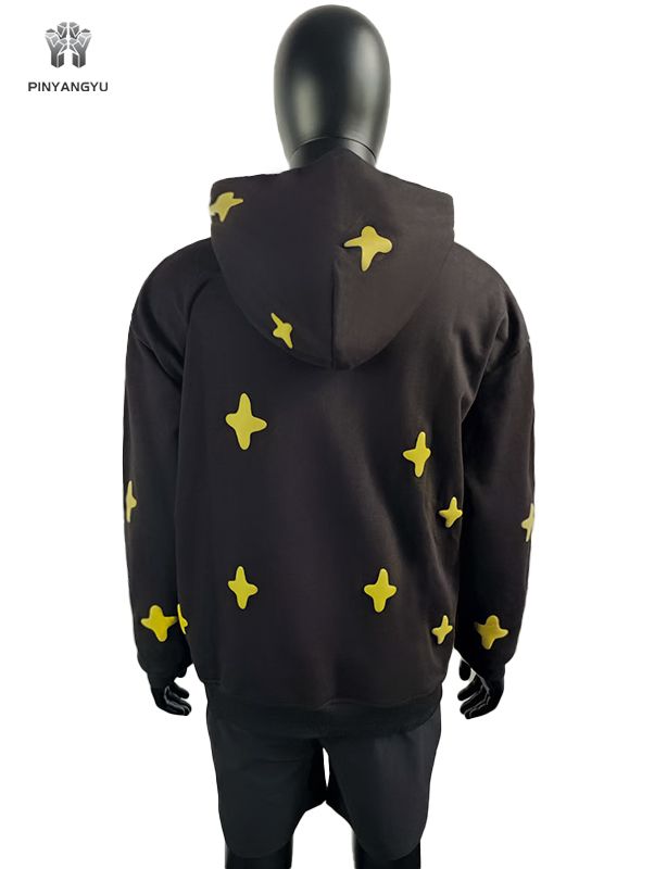 All around puff printing hoodie