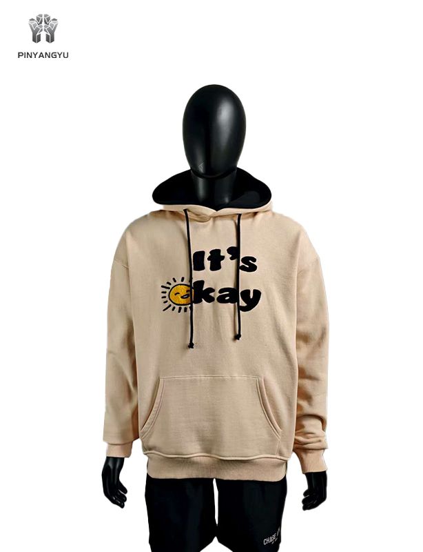 Towel Embroidered Double Hat Hoodie