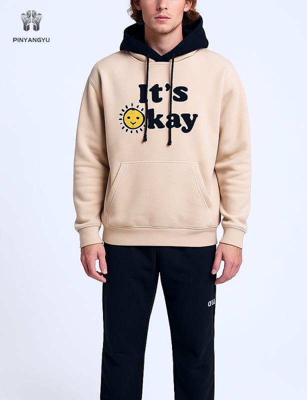 Towel Embroidered Double Hat Hoodie
