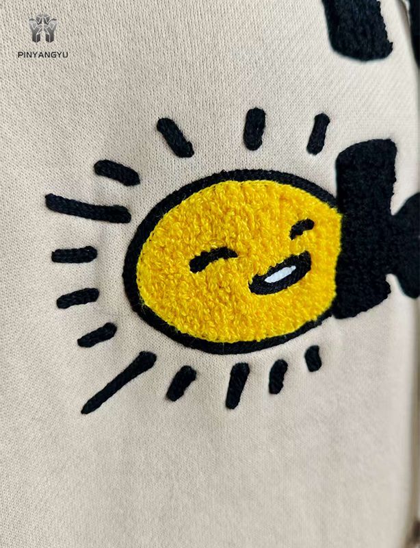 Towel Embroidered Double Hat Hoodie