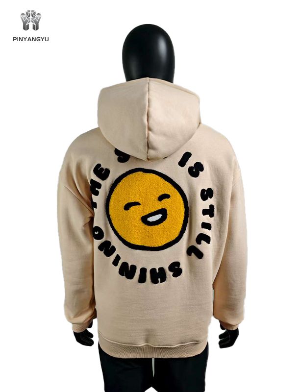 Towel Embroidered Double Hat Hoodie