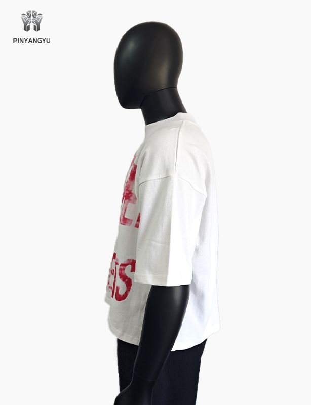 Custom boxy t shirt and screen printing