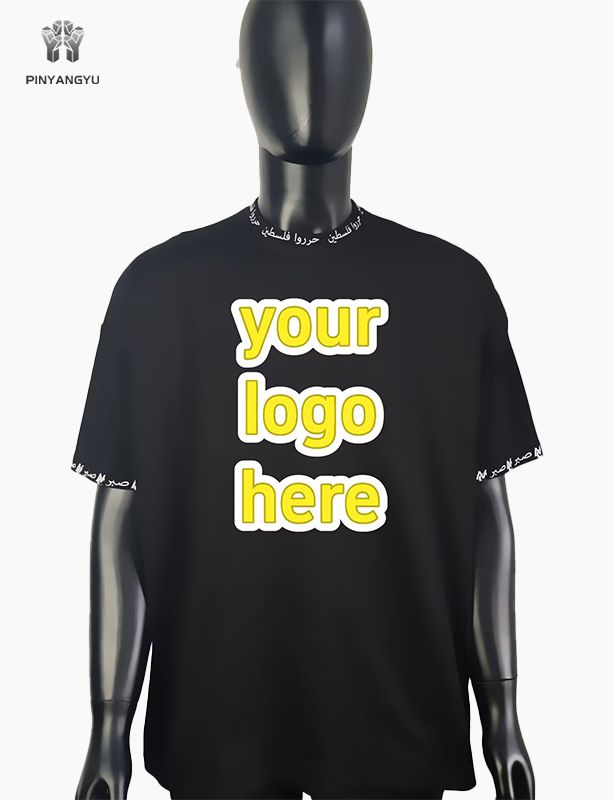 Manufacturer Custom Heavyweight Y2k Graphic Print Tshirts High Street Regular Fit Round Neck Printed Tshirts Men
