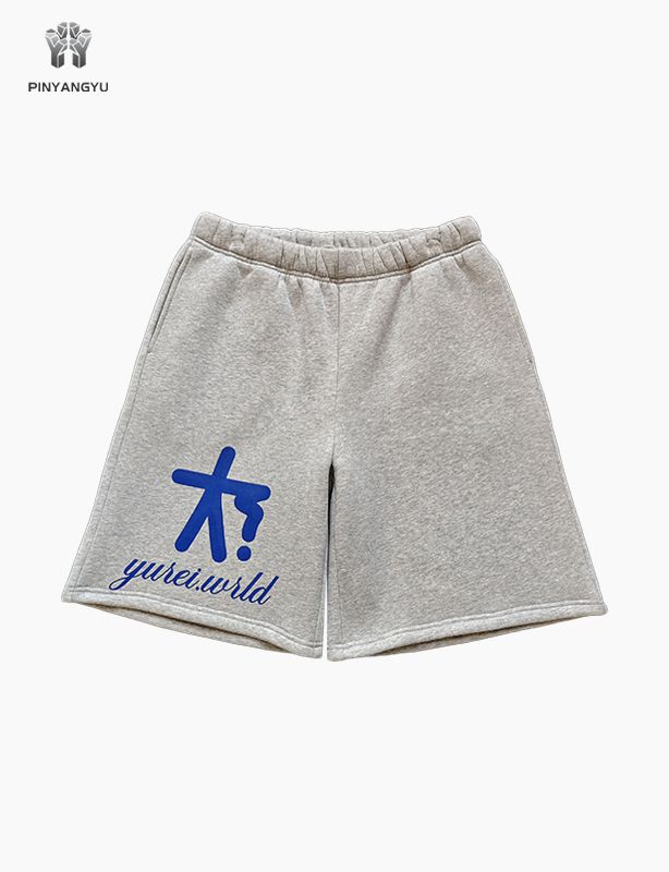Summer New Style Casual  Elastic Waist Sports Shorts With Pockets Custom Screen Printing