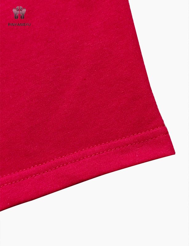 Unisex Stretch Drawstring Shorts in Red, Casual Lounge Sleepwear Athletic Running Shorts