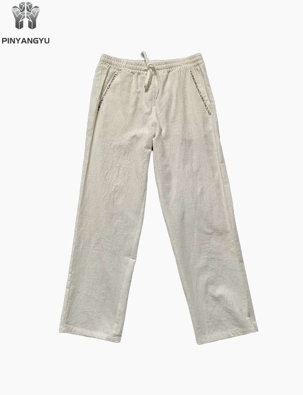 custom cotton and hemp fabric pants