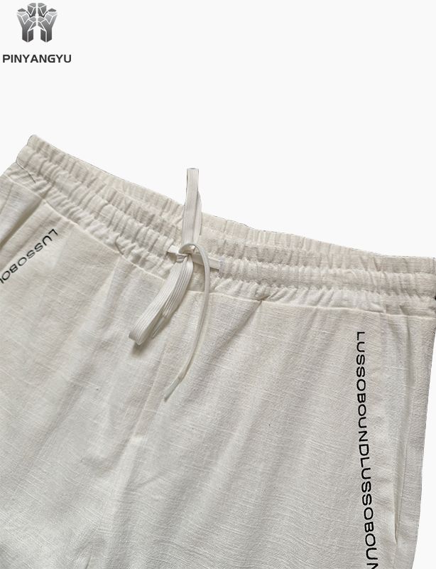 custom cotton and hemp fabric pants