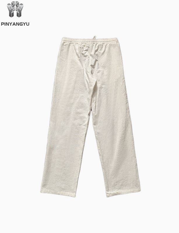 custom cotton and hemp fabric pants