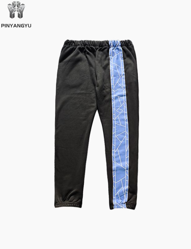 Wholesale High Quality Custom logo Cotton Straight Leg Baggy Men Sweatpants