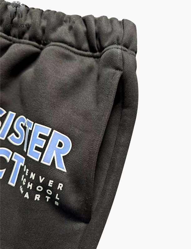 Wholesale High Quality Custom logo Cotton Straight Leg Baggy Men Sweatpants
