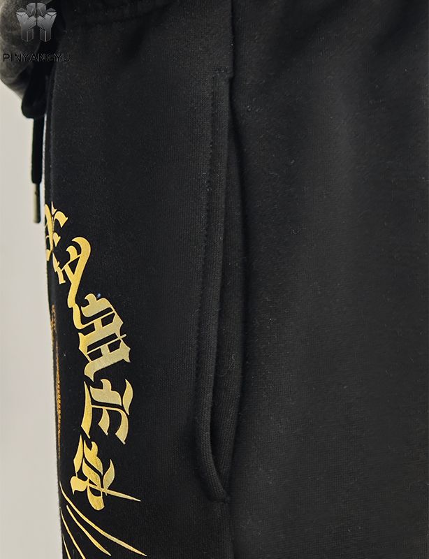 Rhinestone Design and Gold Stamping Design pants