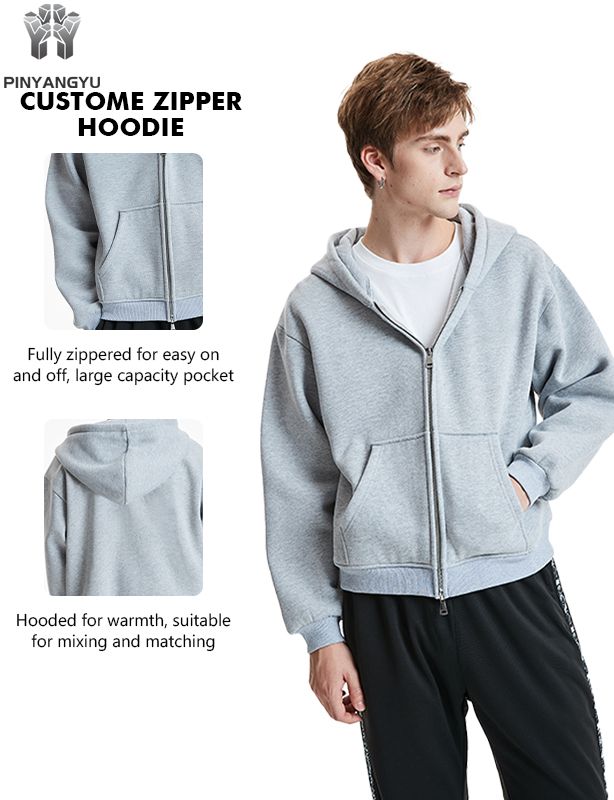 Classic White Full-Zip Hoodie for Men and Women | Soft Brushed Fleece, Cozy Casual Pullover for Everyday Streetwear