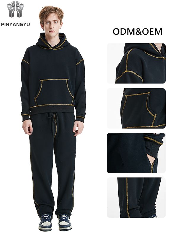 Spacious Pocket Custom Pullover Hoodie 