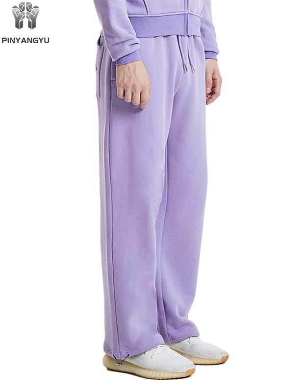 Y2k Oversize Drawstrings Stacked Pants Baggy Wide Leg Trousers Men Joggers