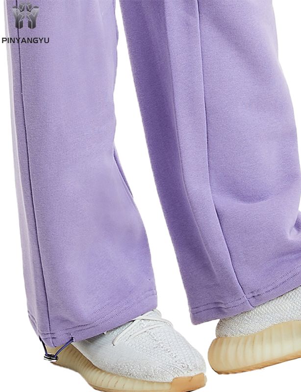 Y2k Oversize Drawstrings Stacked Pants Baggy Wide Leg Trousers Men Joggers