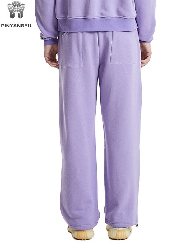 Y2k Oversize Drawstrings Stacked Pants Baggy Wide Leg Trousers Men Joggers
