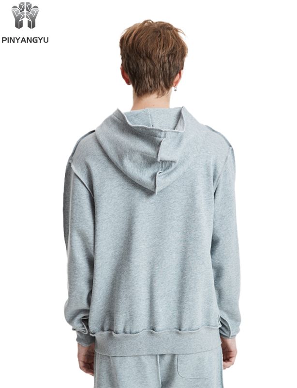 Effortlessly Cool Oversized Cropped Hoodie Set