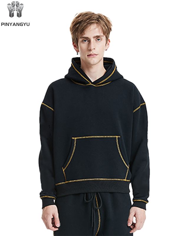 Spacious Pocket Custom Pullover Hoodie 