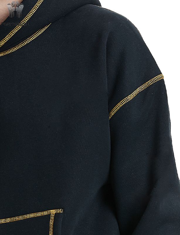 Spacious Pocket Custom Pullover Hoodie 