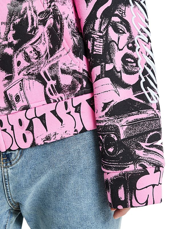 All Over Print Zip Up Hoodie - Custom Full Pattern Pullover