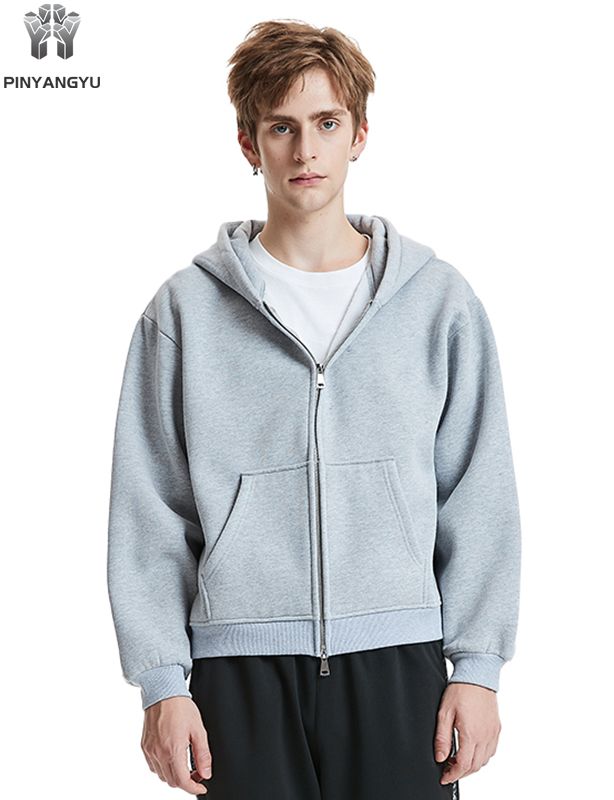 Breathable Linen Blend Zip Up - Custom Printed Hoodie, Unisex Relaxed Fit