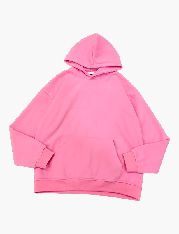 Wholesale Custom 400 Gsm Heavy Cotton Eco-Friendly French Terry Oversized Hoodie High Quality for Embroidered Custom Logo