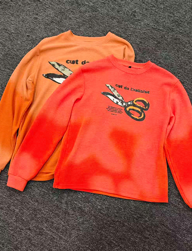 Manufacturer Custom Flame Embroidered Pattern Pullover Sweatshirt Heavy 500 Gsm 100% Organic Cotton Oversized Autumn Men