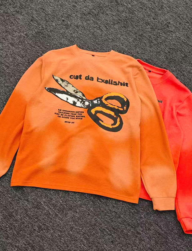 Manufacturer Custom Flame Embroidered Pattern Pullover Sweatshirt Heavy 500 Gsm 100% Organic Cotton Oversized Autumn Men