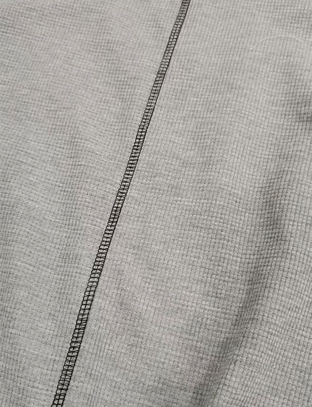 OEM Oversized Men's Waffle Knit Tee - Soft Breathable T-Shirt for Relaxed Daily Wear