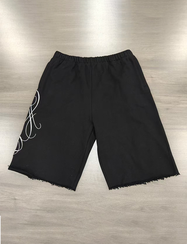 Men's French Terry Embroidered Shorts &ndash; Casual Soft Shorts for Summer Daily Wear