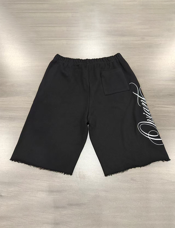 Men's French Terry Embroidered Shorts &ndash; Casual Soft Shorts for Summer Daily Wear