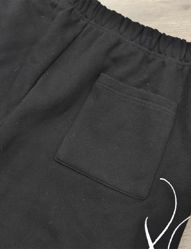 Men's French Terry Embroidered Shorts &ndash; Casual Soft Shorts for Summer Daily Wear