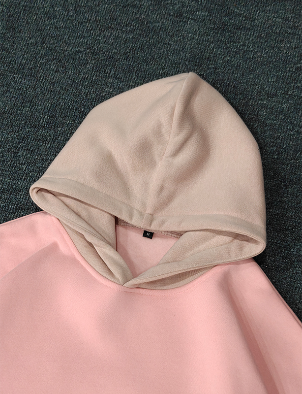 Minimal Custom Hoodie Fixed Neck