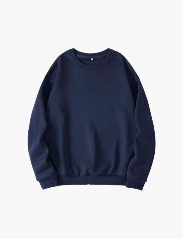Custom Crew Neck Sweatshirt Personalized Logo Graphic Print Unisex Casual Long Sleeve Pullover for Men Women