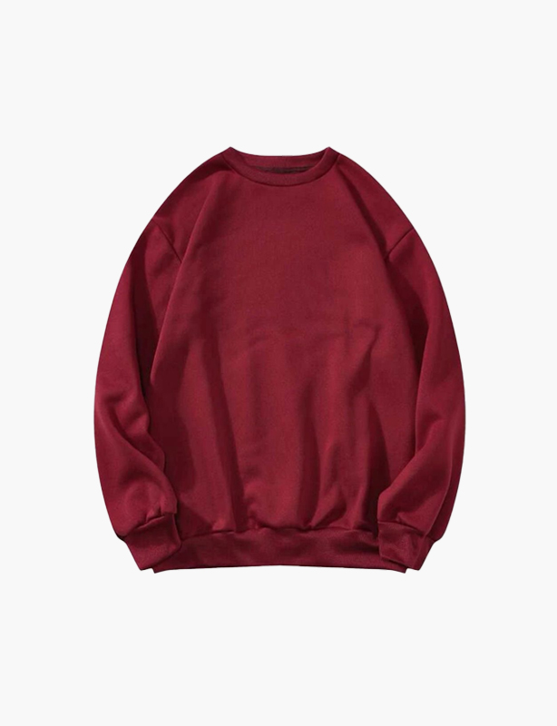 Custom Crew Neck Sweatshirt Personalized Logo Graphic Print Unisex Casual Long Sleeve Pullover for Men Women