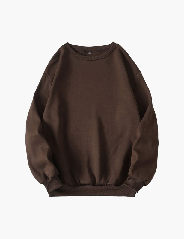 Custom Crew Neck Sweatshirt Personalized Logo Graphic Print Unisex Casual Long Sleeve Pullover for Men Women