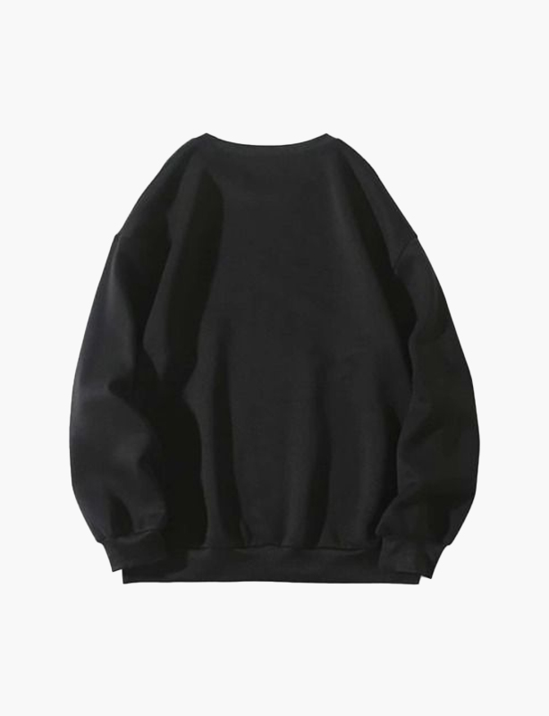 Custom Crew Neck Sweatshirt Personalized Logo Graphic Print Unisex Casual Long Sleeve Pullover for Men Women
