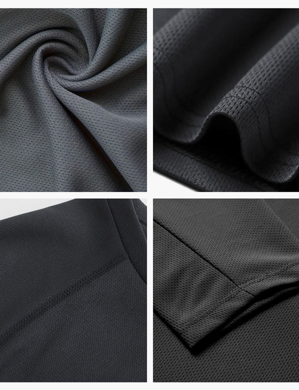 Custom Men's Breathable Sports Fabric T-Shirt Slim Fit Quick Dry Casual Athletic Custom Tee