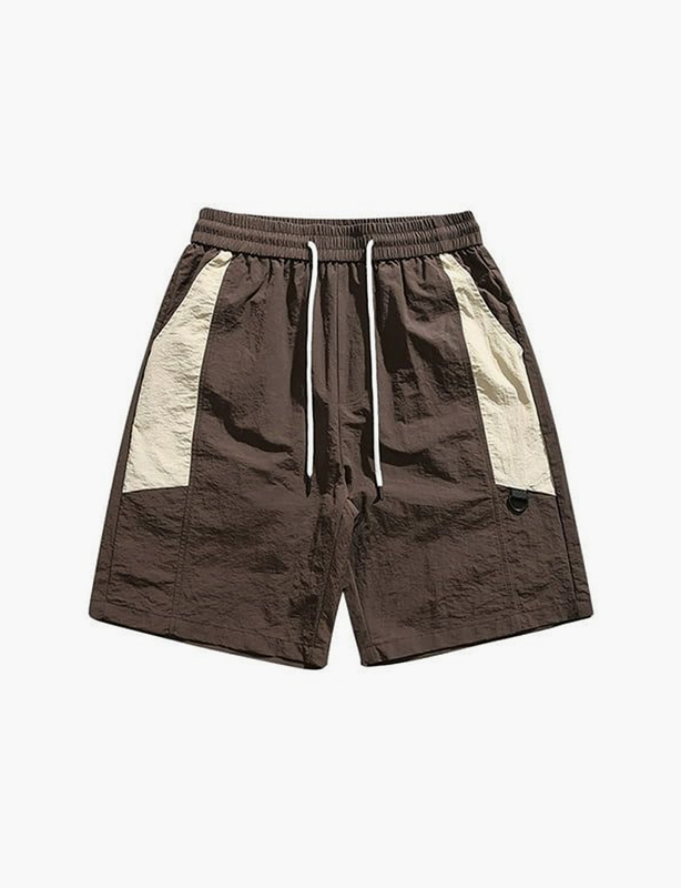 Pure Cotton Elastic Waist Casual Shorts Breathable Solid Color Loose Fit Lounge Running Shorts for Men Women